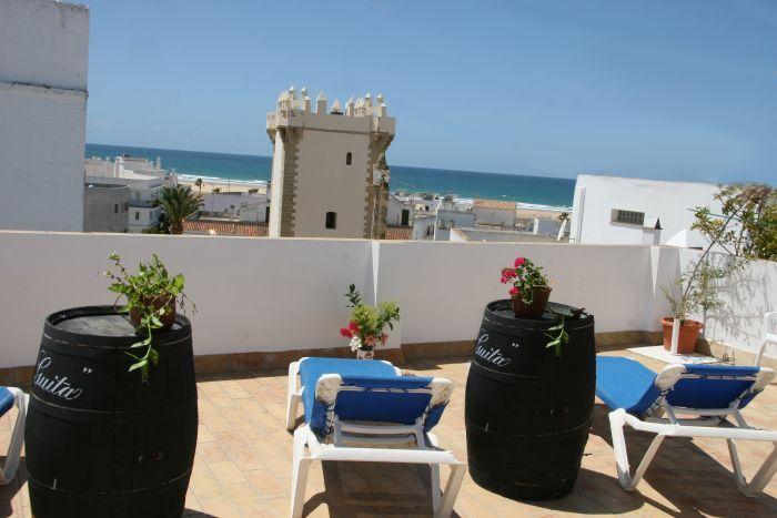 Hostal Torre De Guzman Conil De La Frontera Bagian luar foto